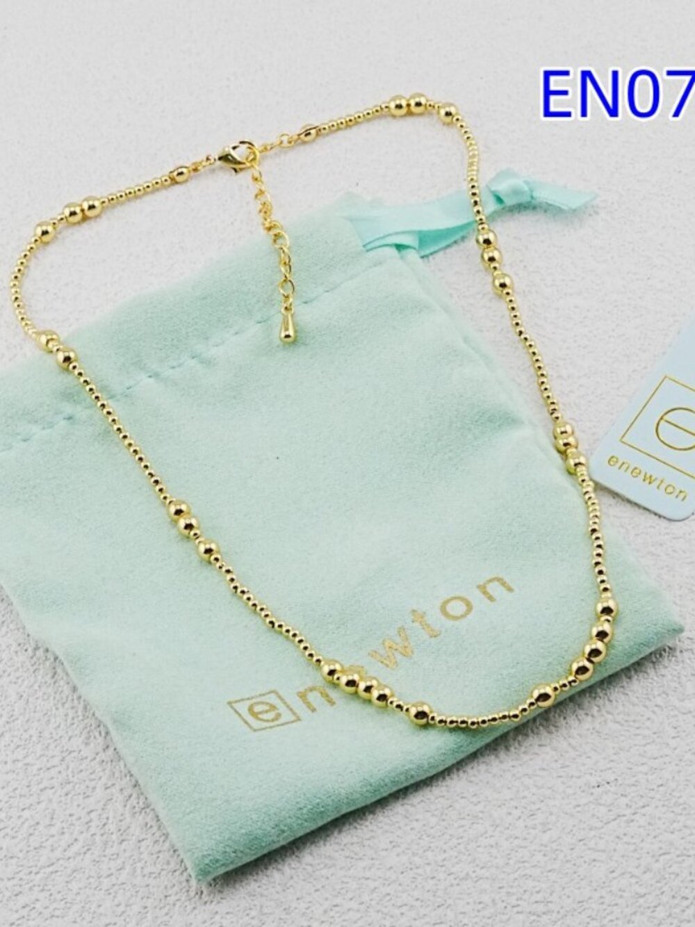Enewton Gold Bead Necklace